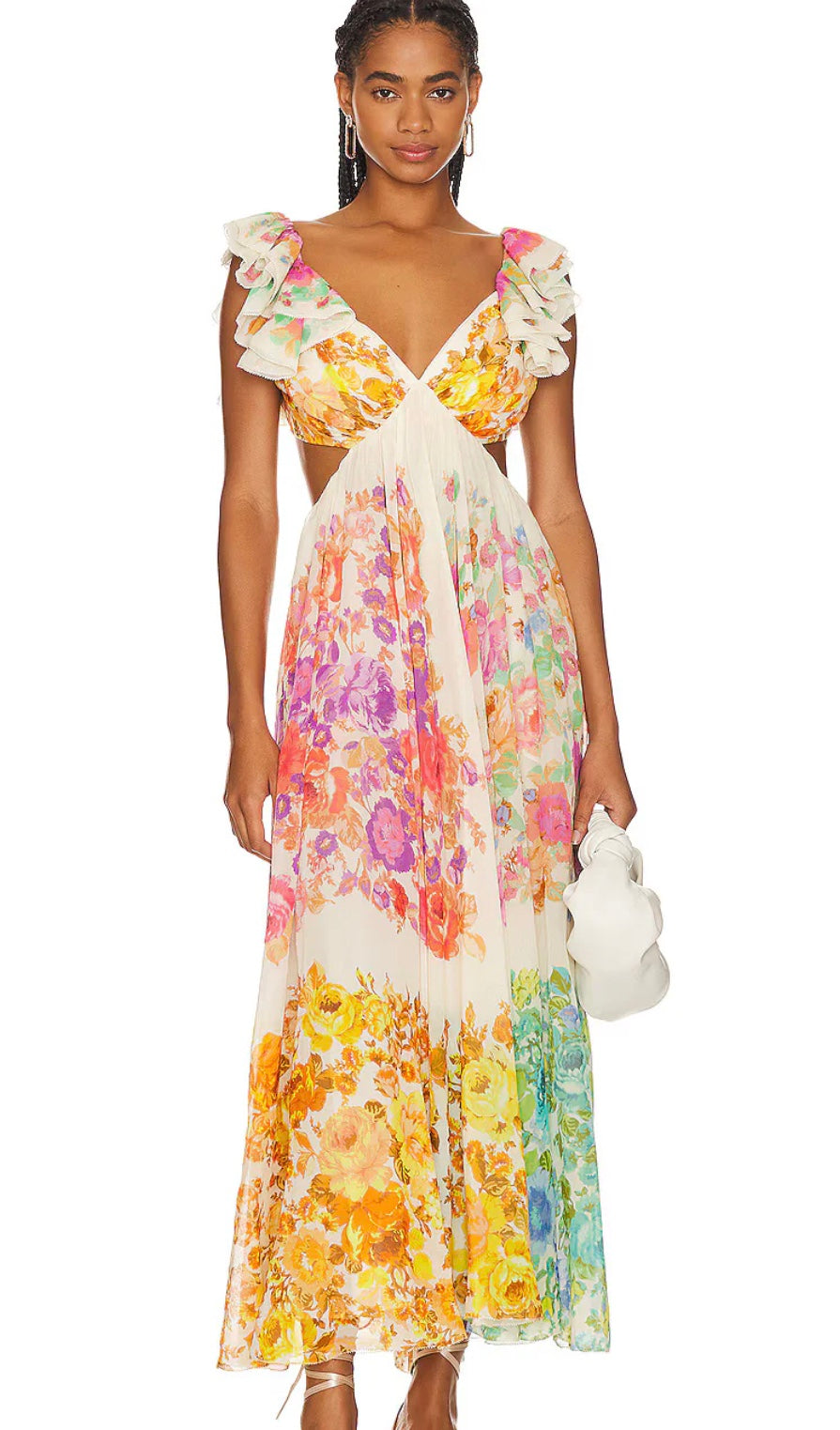 Bellina - Summer Dress with Flower Print