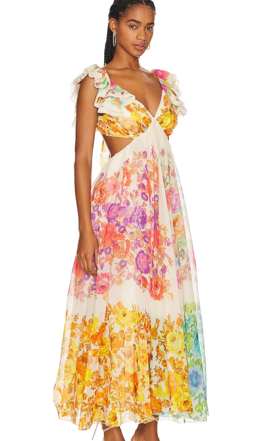 Bellina - Summer Dress with Flower Print