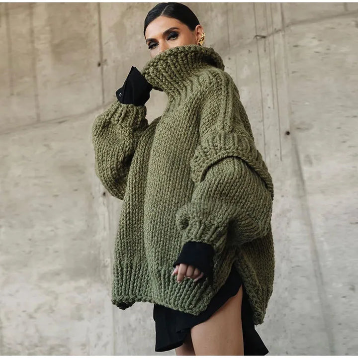 Bellarose - Turtle-Neck Loose Sweater